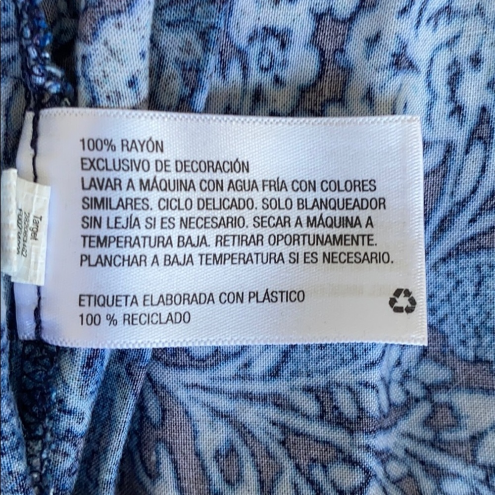 Blue printed romper - Picture 5 of 5